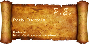 Poth Eudoxia névjegykártya